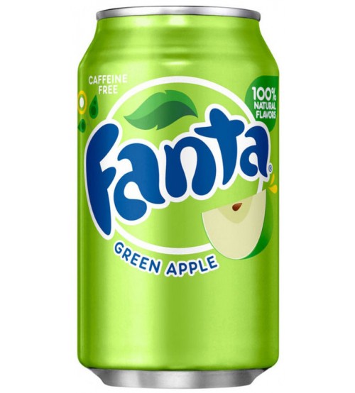 Fanta Green Apple (Фанта Зелёное Яблоко) 0,355х12